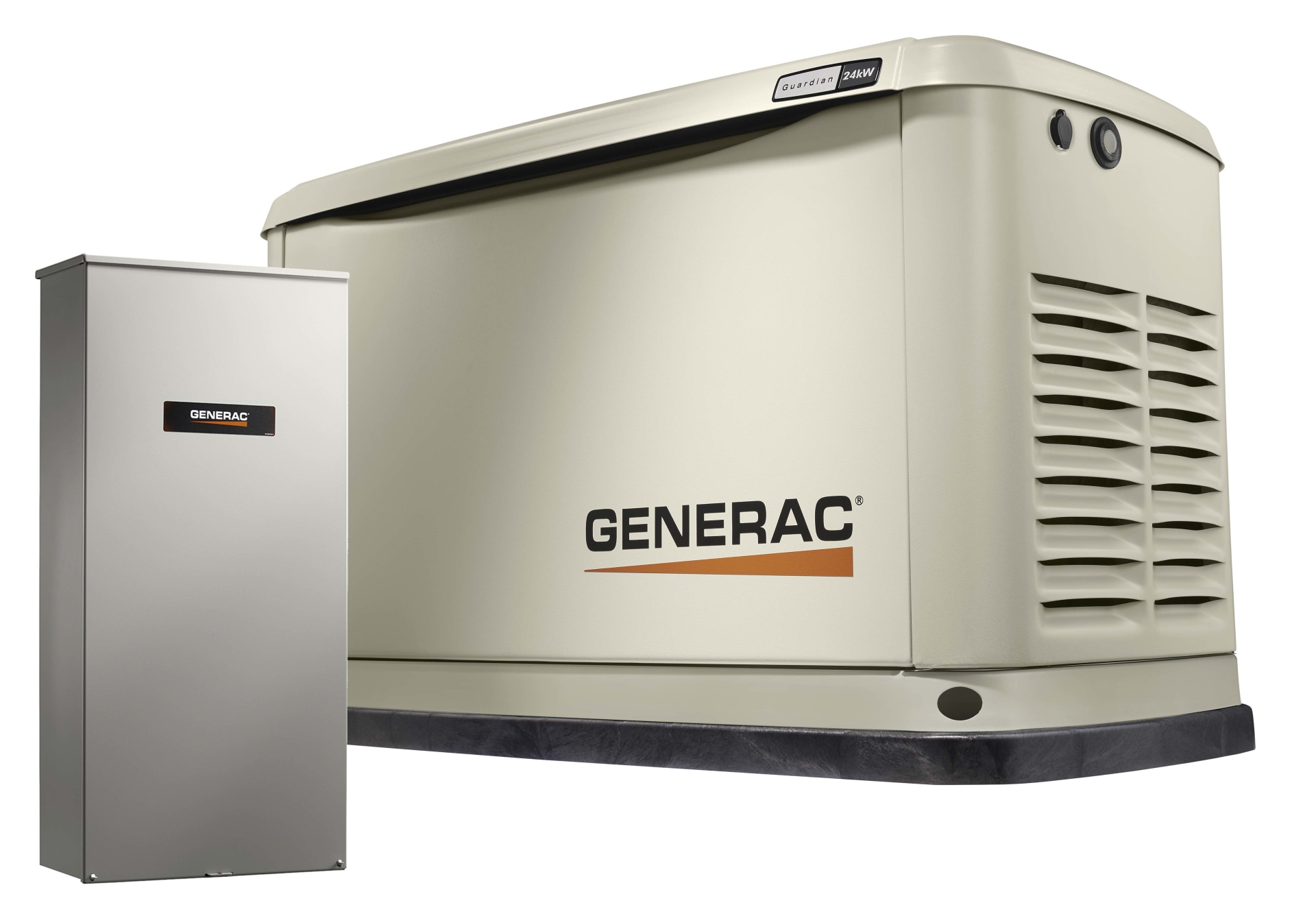  Generac Guardian 24kW Home Standby Generator with PWRview Transfer Switch Wi-Fi Enabled