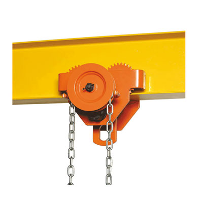 Bison Lifting GT010-10 1 Ton Geared Trolley 10ft. Lift GT010-10