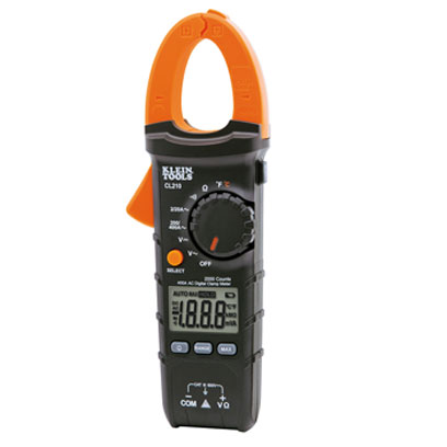 Klein - CL210 - Digital Clamp Meter, AC Auto-Ranging, 400A - Jim