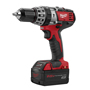 Milwaukee - 2602-22 M18 Compact Hammer Drill 2XC Battery Kit 2602-22
