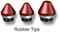 Rubber Tipped Vibrator Heads