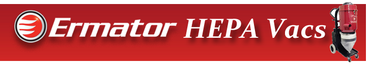 Ermator HEPA Vacs