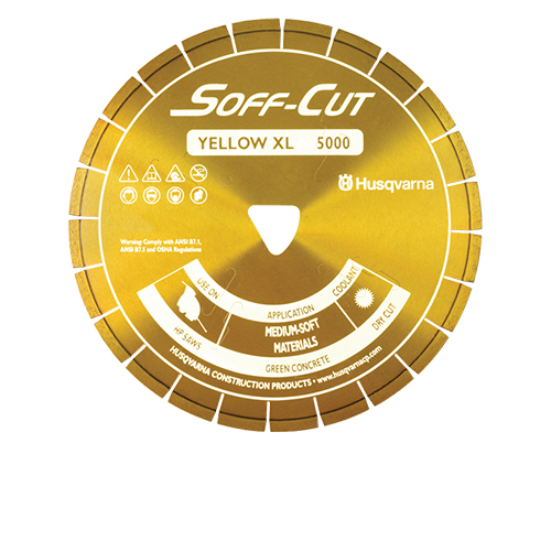 Soff-Cut - XL6-5000 - 6in. x .100 Ultra Early Entry Diamond Blade [542777009] XL6-5000