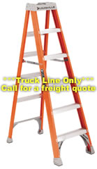 Louisville Ladder - FS1512 - 12ft Fiberglass Step Ladder - 300lb Rated Type 1A FS1512