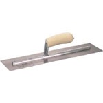 MXS165 Marshalltown - 16in X 5in Finishing Trowel w/Curved Wood Handle Finishing Trowel-Curved Handle MXS165