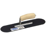 SP12B Marshalltown - 12in X 3 1/2in Blue Steel Pool Trowel w/Curved Wood Handle SP12B