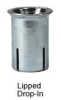 Drop-In Anchors - Zinc Shorty