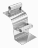 CF513 Kraft Tools - 4in Top - 6in Face - 3in Bottom - 2in Radius Curb - 90 degree Gutter - SS Gutter Tool CF513