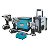 Makita - LCT400W 18V Compact Lithium-Ion 4 Pc. Hammerdrill, Impact, Flashlight and Radio Combo Kit LCT400W