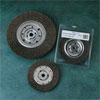 UA/Sait - 09560 - 10In X .014 - Bench Grinder Wire Wheel - 3/4In Arbor  Wide Face, 2In Trim Length (Carbon Steel) 9560