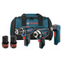 Bosch - CLPK32-120 12V Max 3-Tool Combo Kit (PS31, PS41 & FL10) CLPK32-120