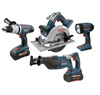 Bosch - CPK40-36 - 36V 4-Tool Combo Kit - Hammer Drill, Circ, Recip & FL w/ 2 XL Pack's CPK40-36
