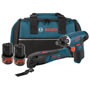 Bosch - PS50-2C 12V Max Multi-X Oscillating Cutting Kit w/ Bonus Pocket Driver PS50-2C
