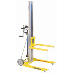 sumner lift material hoister lil 2210 portable lifting lbs 10ft 2208 lightweight lifts lb contractor genie capacity hoist height maximum